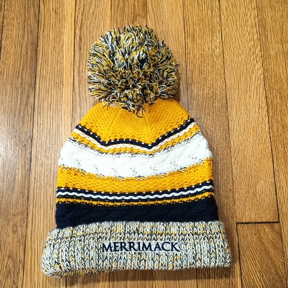 Sport-Tek Accessories - Merrimack College Pom Pom Hat 2021
